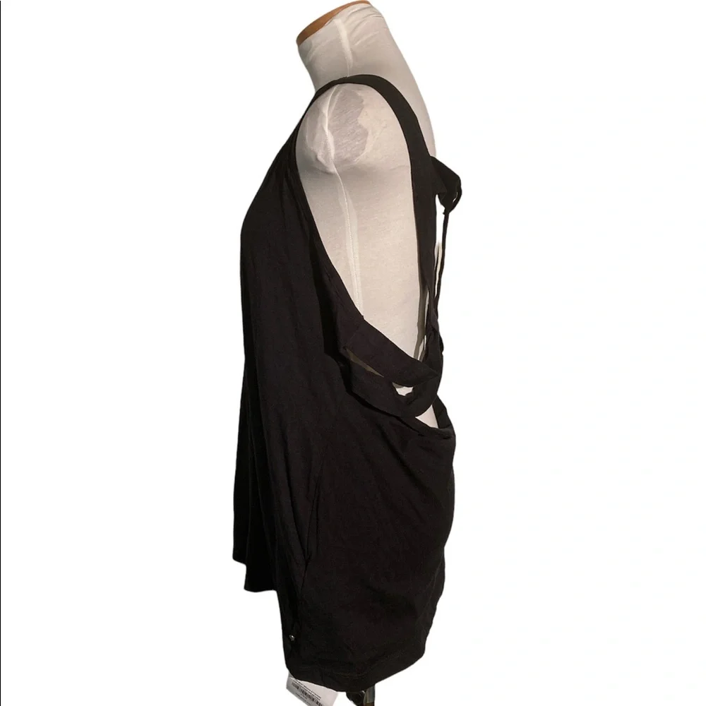 Fabletics Lauren Black Tank Strappy Back Size XXL - Picture 4 of 8